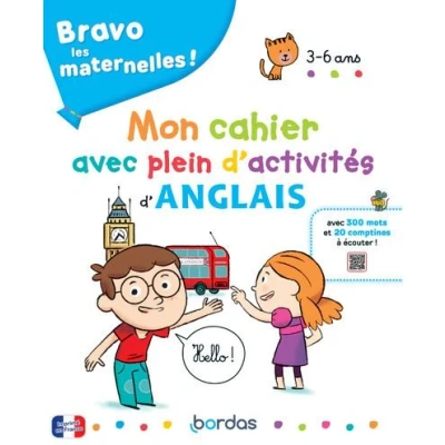 Image de Bravo les maternelles Mon cahier avec plein d&#039;activités d&#039;anglais + ressources audios