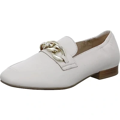 Afbeelding van ara LYON Instappers, Dames, Maat: 40, Cream Leer