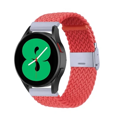 Afbeelding van Garmin Approach S12 / S40 S42 Braided nylon bandje Lichtrood