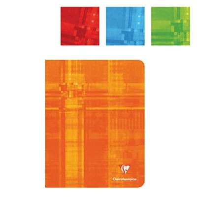 Afbeelding van Clairefontaine 63682C schrift (DIN A5, geruit, 90 g, 48 vellen) 1 stuk op kleur gesorteerd