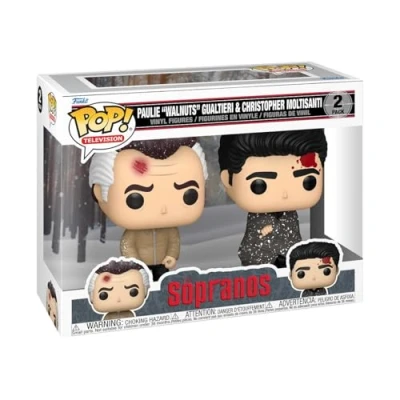 Afbeelding van Funko Pop! TV: Sopranos Paulie &amp; Christopher 2PK The Verzamelfiguur van vinyl cadeau idee Officieel product Speelgoed voor kinderen en volwassenen TV fans