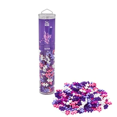 Afbeelding van PLUS Tube Mega glitter roze 240 stuks PP4243