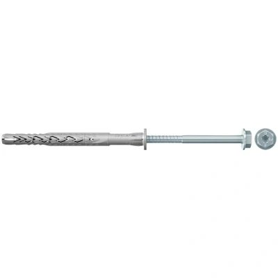 Afbeelding van Fischer 8x60 mm constructieplug SXRL FUS zeskantkop schroef 50 stuks