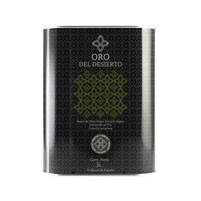 Afbeelding van Oro del Desierto Extra Vierge Organische Olijfolie 3 liter Lechin olijf