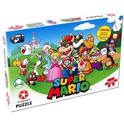 Image de Puzzle 500 pièces Super Mario Winning Moves