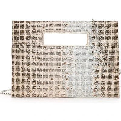 Afbeelding van Tamaris Koppeling Schoudertas Amalia Rhinestone Clutch Gold Goudkleurig