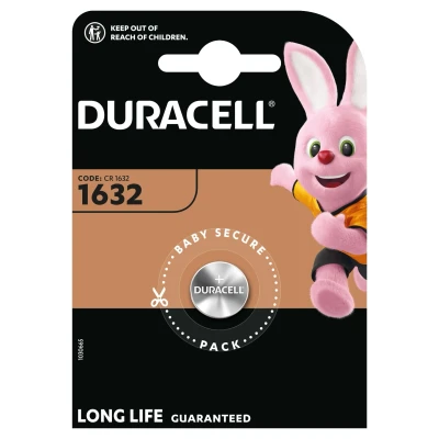 Afbeelding van Batterij Duracell knoopcel 2xLR43 alkaline diameter11,6mm 2 stuks