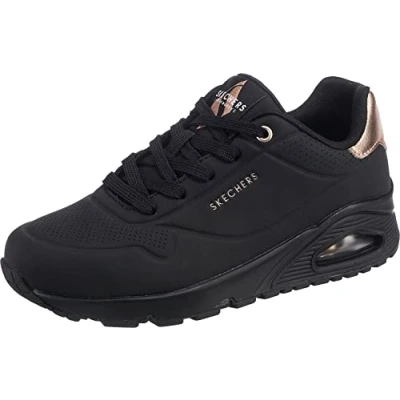 Image de Skechers Uno Femme Baskets Sneaker Basse, Noir 094, 39.5 EU