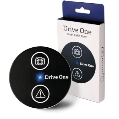 Afbeelding van Needit Drive One Flicker waarschuwing: de originele I waarschuwt tegen flitsers en gevaren in het wegverkeer, real time flitserdetector automatisch actief bij