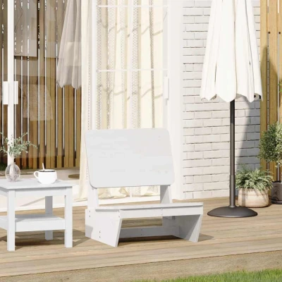 Afbeelding van vidaXL Tuinstoel 60x64x70,5 cm massief grenenhout wit