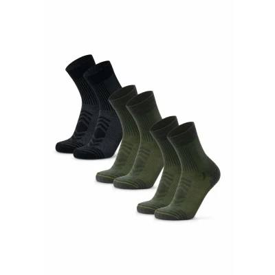 Afbeelding van Danish Endurance 3 PACK Sokken, Maat: 43 47, Black olive green