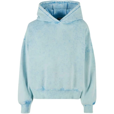 Afbeelding van Urban Classics Towel Washed Hoodie, Dames, Maat: 5XL, Balticblue