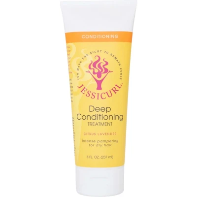 Afbeelding van Deep Conditioning Treatment Citrus Lavender Krullend Kroes Haar 237ml Multifunctionele conditioner&amp;scheerschuim