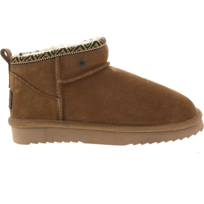 Afbeelding van Dames Pantoffels Warmbat Durack Women Boot Tape Cognac Maat 41