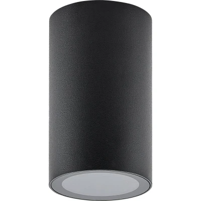 Afbeelding van Downlight CAN, zwart, IP44, Ø 6 cm, metaal, GU10