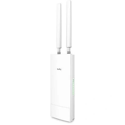 Afbeelding van Cudy 4G LTE Cat6 Gigabit Unlocked 1200Mbps Outdoor Router Modem met SIM kaart, IP65, afneembare antennes, PoE adapter inbegrepen, VPN, LT700