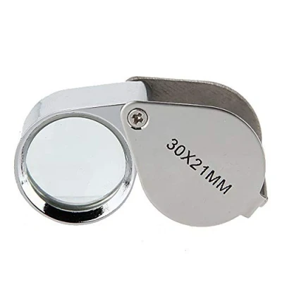 Afbeelding van Baanuse vergrootglas voor sieraden, 30 x 21 mm vergrootglas, opvouwbaar