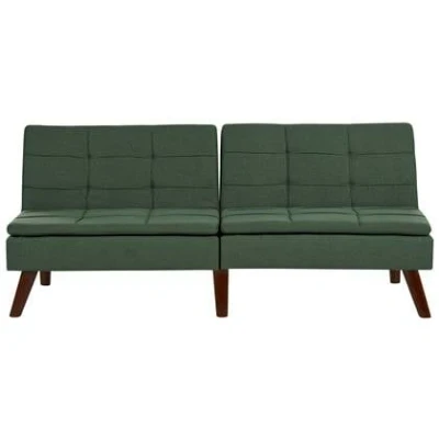 Afbeelding van RONNE Slaapbank 3 zits Groen Polyester