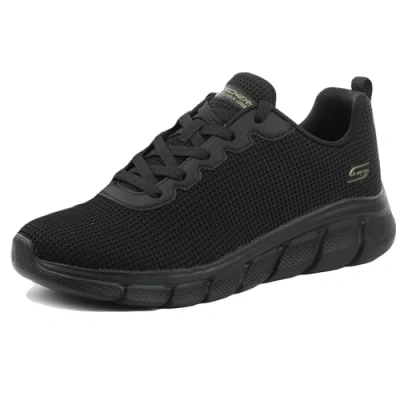 Afbeelding van Skechers BOBS B FLEX VISIONAIRE Essentie ESSENCE Dames, Black Knit Trim, 39 EU