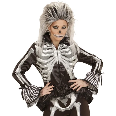 Afbeelding van &quot;Skeletten vestje voor dames Halloween Verkleedkleding Small&quot;