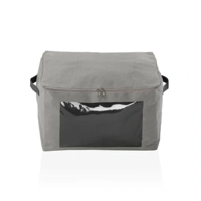 Afbeelding van Opbergdoos Versa Grijs Polyester