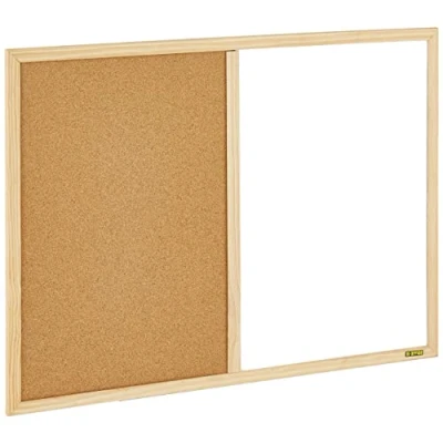 Afbeelding van Bi Office MX04001010 Budget Combiservies met houten frame, halfdroge kurk en afwasbaar oppervlak