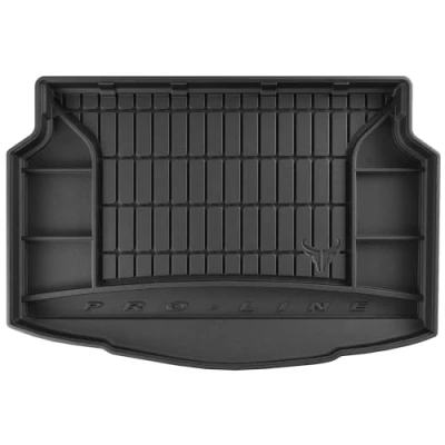 Afbeelding van M MOTOS Kofferbakmat voor Toyota Yaris IV vanaf 2020, verbeter je reiscomfort met de zwarte antislip mat auto, alle weersomstandigheden, bescherming tegen vuil