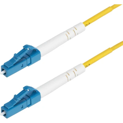 Afbeelding van StarTech.com 30m LC naar (UPC) OS2 Single Mode Simplex Glasvezel Kabel, 9/125µm, Laser Optimized, 40G/100G, Flexibel Buigen, Low Insertion Loss, LSZH Fiber Patchkabel