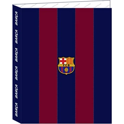 Afbeelding van Ringmap F.C. Barcelona Rood Marineblauw A4 26.5 x 33 4 cm