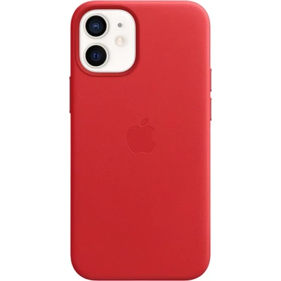 Afbeelding van Apple origineel Leather MagSafe Case iPhone 12 Mini Red MHK73ZM/A