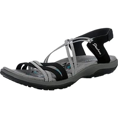 Afbeelding van Skechers Sandalen, Dames, Maat: 40, Schwarz Kunststof