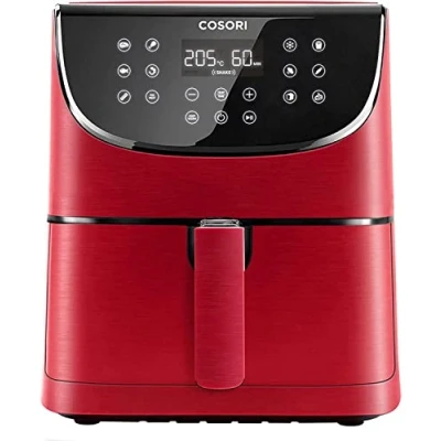Afbeelding van COSORI CP158 AF Friteuse zonder olie, 5,5 l, XXL met 100 recepten, Air Fryer 1700 W, heteluchtfriteuse 11 programma&#039;s, en ook voor het koken, frituren, braden grillen van al je levensmiddelen,