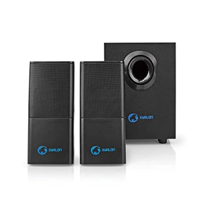 Image de Nedis Gaming Xyalon Système de haut parleur pour PC Canal 2.1 11 Watt (Totale) noir