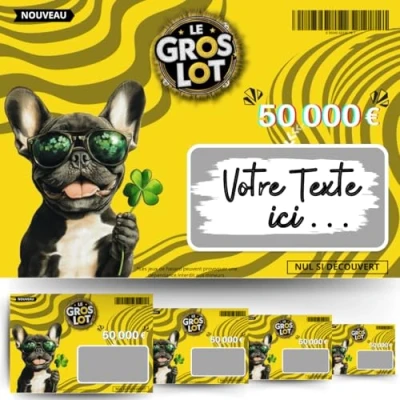 Afbeelding van NOZHAM 5 kaarten om te krabben, personaliseerbaar, verrassing, originele aankondiging, krasticket voor prank, grap, wenskaart