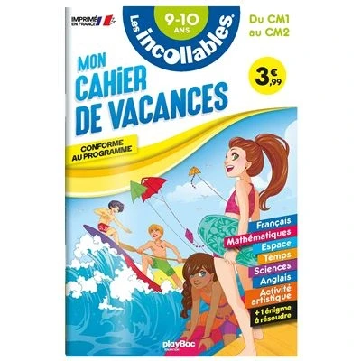 Image de Cahier de vacances 2025 Les incollables CM1 au CM2 9/10 ans
