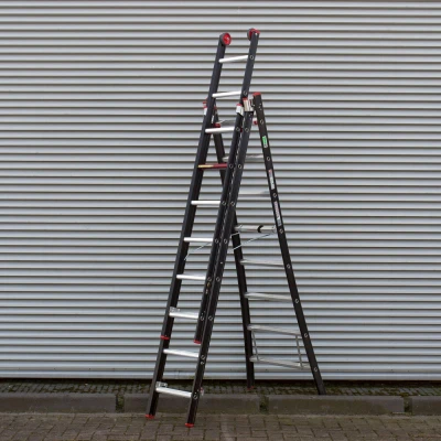 Afbeelding van Altrex 3 delige reformladder Nevada 3x8 sporten