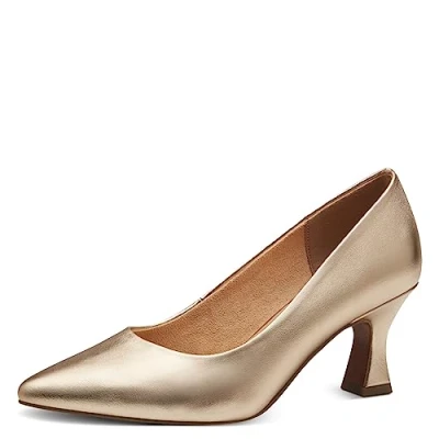 Afbeelding van Marco Tozzi Klassieke pumps, Dames, Maat: 38, Gold Hoogwaardig imitatieleer