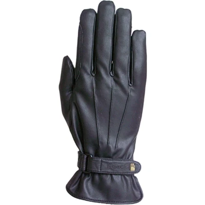 Afbeelding van Roeckl Rijhandschoenen Weymouth Suprema Fleece Zwart 7,5 Agradi.be