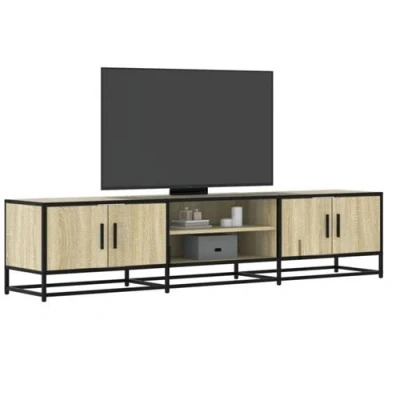 Afbeelding van vidaXL Tv meubel 180x35x41 cm bewerkt hout sonoma eikenkleurig