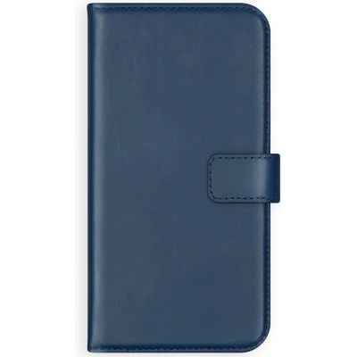 Afbeelding van Selencia Hoesje Geschikt voor Samsung Galaxy A50 / A30s Met Pasjeshouder Echt Lederen Bookcase Blauw