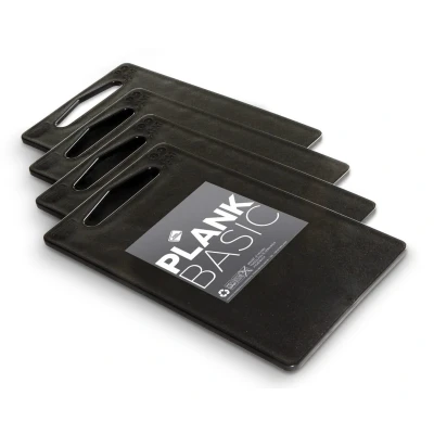 Afbeelding van Cookinglife Snijplanken Inno 25 x 15 cm Zwart 4 Stuks