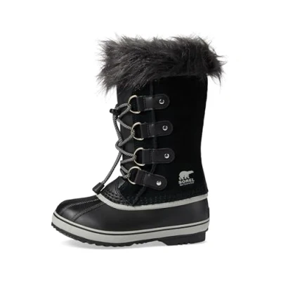 Afbeelding van Sorel Youth JOAN OF Arctic WP Unisex Snowboots voor kinderen, Maat: 39, Black/dove Leer/ synthetisch