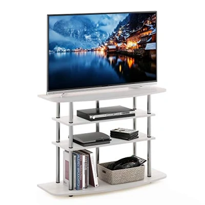 Afbeelding van Furinno Luder Boekenkast met 3 etages, hout, zwart