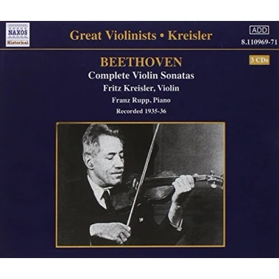 Afbeelding van Fritz Kreisler &amp; Franz Rupp Beethoven: Violin Sonatas (3 CD)