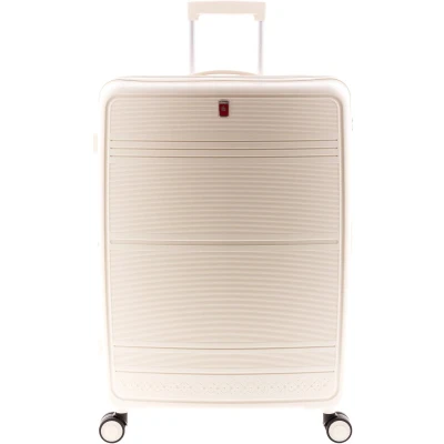 Afbeelding van Gladiator Saona Grote Koffer 75 cm 105/115 liter Expandable TSA slot Wit