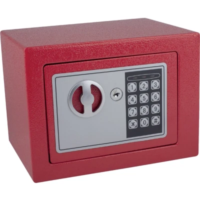 Afbeelding van Kluis Pavo mini elektronisch 230x170x170mm rood