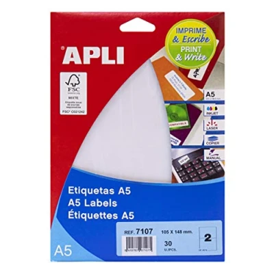 Afbeelding van APLI 7107 Blister met etiketten