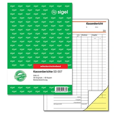 Afbeelding van Sigel, Formulier, SD007 Bedrijfsformulier (80 x)
