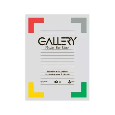 Afbeelding van Gallery Steinbach Tekenblok, Ft 27 X 36 Cm, 200 G M², 20 Vel Tekenpapier