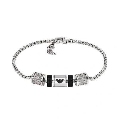 Afbeelding van Emporio Armani heren Armband met logo EGS2999040